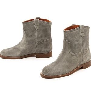 Madewell “The Otis” Suede Flat Ankle Boot